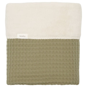 Koeka couverture teddy Oslo 75x100cm moss/pebble 1015-44-020 col 746