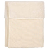 Koeka couverture de berceau 75x100cm teddy Malaga warm white 1027-0001 col 108