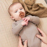 Meyco Baby housse de coussin à langer 50x70cm en gaze de coton prélavée sand 483006
