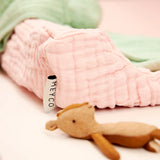 Meyco Baby housse de coussin à langer 50x70cm en gaze de coton prélavée soft pink 483081