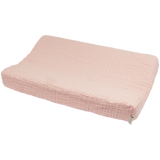 Meyco Baby housse de coussin à langer 50x70cm en gaze de coton prélavée soft pink 483081