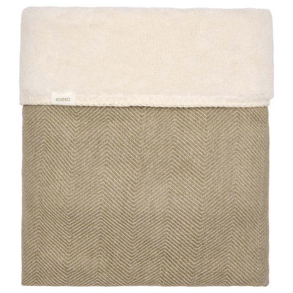 Koeka couverture de berceau 75x100cm Montreal moss 1071-0001 col 746