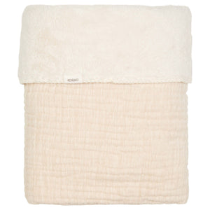 Koeka couverture berceau 75x100cm teddy Rivoli warm white 1080-0001 col 108