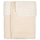 Koeka couverture berceau 75x100cm teddy Rivoli warm white 1080-0001 col 108
