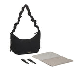 Lassig sac à langer banane à picots 3D Lunua Up noir 11010540000