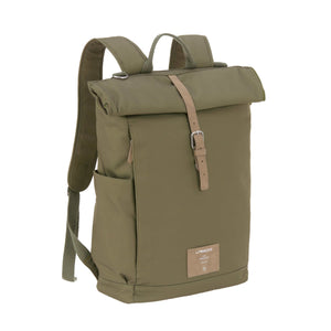 Lassig sac à dos à langer rolltop olive 1103025513