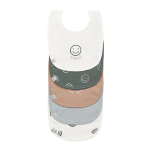 Lassig bavoir imperméables Tiny smile (lot de 5) 1311002175