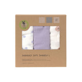 Lassig draps tétra 80x80cm Tiny Team pastel lilac (lot de 3) 13120017006