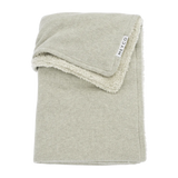 Meyco Baby couverture tricotée avec doublure teddy 75x100cm sand melange 2735020