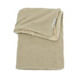Meyco Baby couverture avec doublure teddy Mini knots 75x100cm sand 2735079