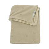 Meyco Baby couverture mini knots teddy soft sand 75x100cm 141.116.62.01