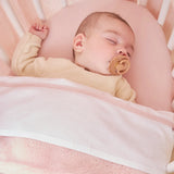 Meyco Baby couverture mini knots teddy soft pink 75x100cm 2735089
