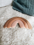 Leo et Lea anneau de dentition en silicone arc-en-ciel nude rose