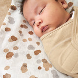 Meyco Baby couverture d’emmaillotage 0-3 mois sand 300006