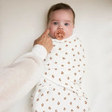 Meyco Baby couverture d’emmaillotage 0-3 mois mini panther soft pink 155.162.41.01