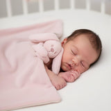 Nattou doudou couverture Lapidou doux rose poudré 874885