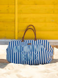 Childhome sac à langer Mommy bag stripes electric blue/light blue CWMBBSTBL