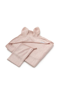 Bamboom Cape de bain + gant de toilette Pink 199/04