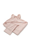Bamboom Cape de bain + gant de toilette Pink 199/04