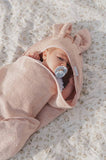 Bamboom Cape de bain + gant de toilette Pink 199/04