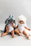 Bamboom Cape de bain + gant de toilette bleu 199/07