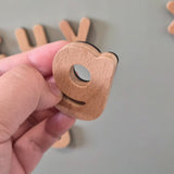 Kinderly alphabet magnétique en bois (40 pièces) KINAL