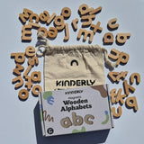 Kinderly alphabet magnétique en bois (40 pièces) KINAL