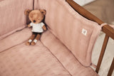 Jollein tour de lit/parc grain knit wild rose 180x30cm 004-895-67065