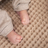 Meyco Baby couverture gaufrée avec doublure teddy 75x100cm sand 218.000.33.01