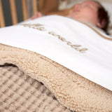 Meyco Baby couverture gaufrée avec doublure teddy 75x100cm sand 218.000.33.01