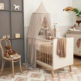 Meyco Baby couverture gaufrée avec doublure teddy 75x100cm sand 218.000.33.01