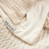 Meyco Baby couverture gaufrée en coton 75x100cm nature 235.000.67.01