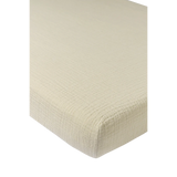 Meyco Baby drap-housse en gaze de coton prélavée soft sand 239.000.62.03