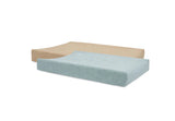 Jollein housse de coussin à langer 50x70cm sea green/biscuit (lot de 2) 2550-503-68079