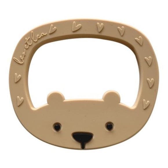 Leo et Lea anneau de dentition en silicone Ours iced coffee 475