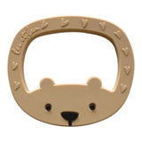 Leo et Lea anneau de dentition en silicone Ours iced coffee 475