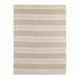 Meyco Baby couverture jacquard en gaze de coton 75x100cm stripe sand 306.132.33.01