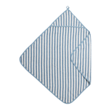 Meyco Baby cape de bain 75x75cm stripe jeans blue 308.253.78.03