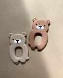 Léo et Léa anneau de dentition ours rosewood 600