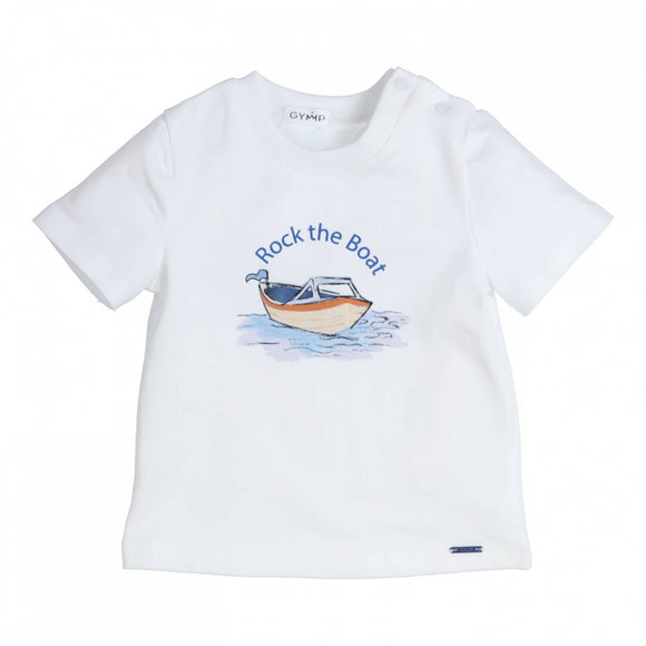 Gymp T-shirt Aerobic Rock the Boat blanc 353-4427-20