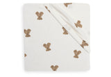 Jollein drap-housse de berceau jersey 40/50x80/90cm Mini Teddy Bear 511-501-68171