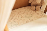 Jollein drap-housse jersey Elephant Tales 70x140cm 511-565-68110