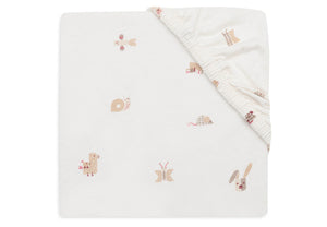Jollein drap-housse jersey Animal Friends 70x140cm 511-565-68154