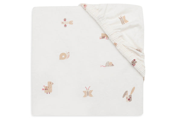 Jollein drap-housse jersey Animal Friends 40/50x80/90cm 511-501-68154