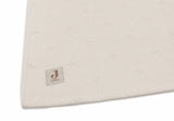 Jollein couverture berceau 75x100cm cosy knit ivory/velvet 517-511-68033