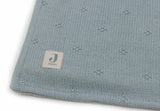 Jollein couverture berceau 75x100cm cosy knit sea green/velvet 517-511-68035