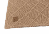 Jollein couverture berceau 75x100cm check Biscuit/teddy fleece 517-511-68041