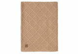 Jollein couverture berceau 75x100cm check Biscuit/teddy fleece 517-511-68041