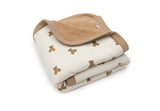 Jollein couverture berceau 75x100cm Mini Teddy Bear little waffle/fluffy 517-511-68245