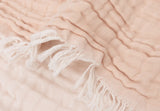 Jollein couverture Fringe GOTS 75x100cm moonstone 521-511-68012
